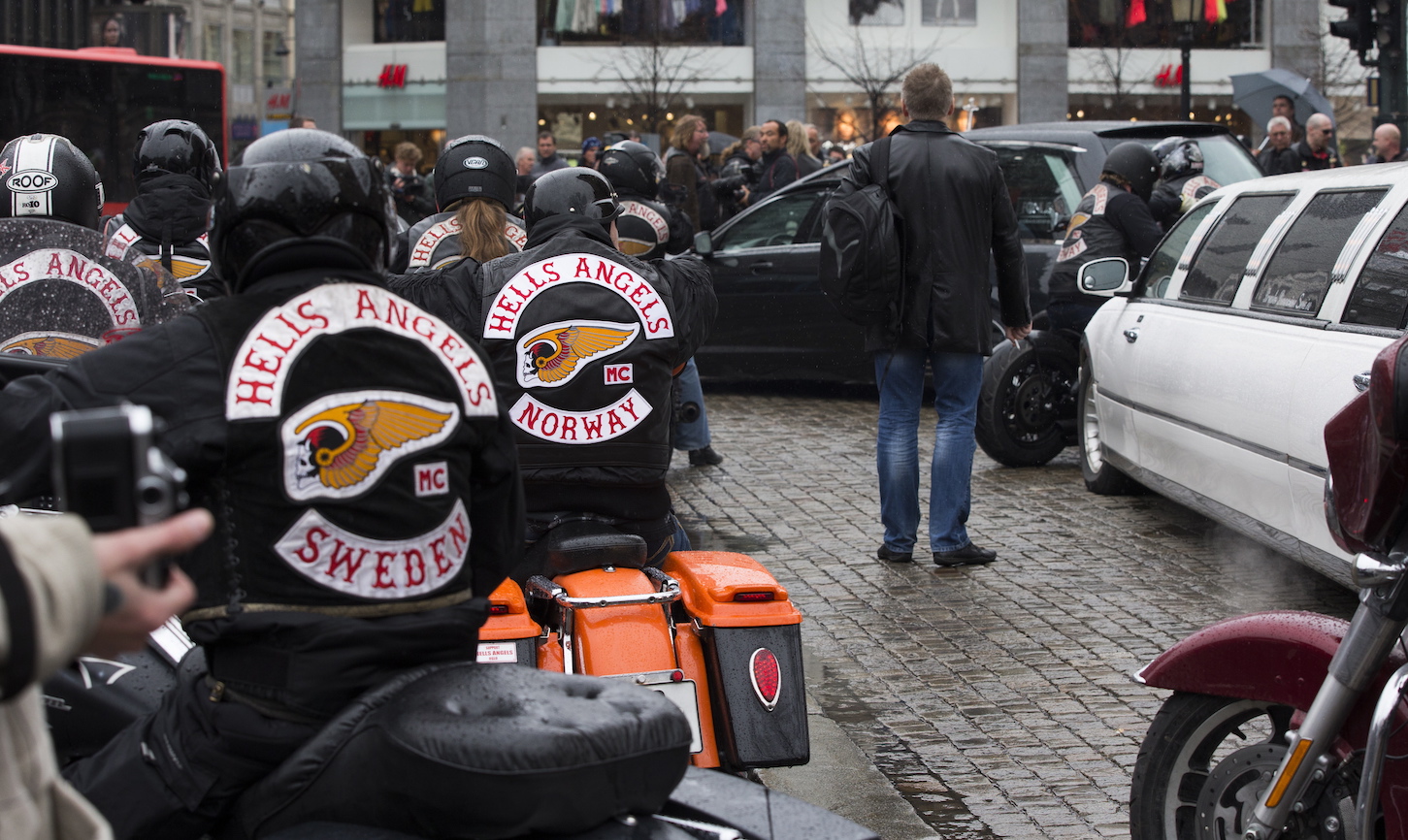 Hells Angels-medlemmar. Hells Angels-medlemmar.