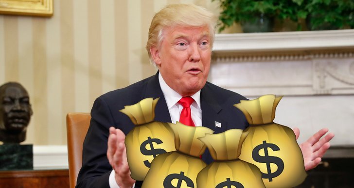 Lön, Tjänar, Donald Trump