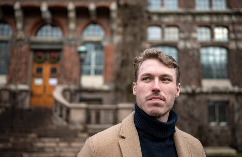 Det dröjde länge innan Felix Hult kunde använda fracken som han hade skaffat inför studiestarten i Lund.