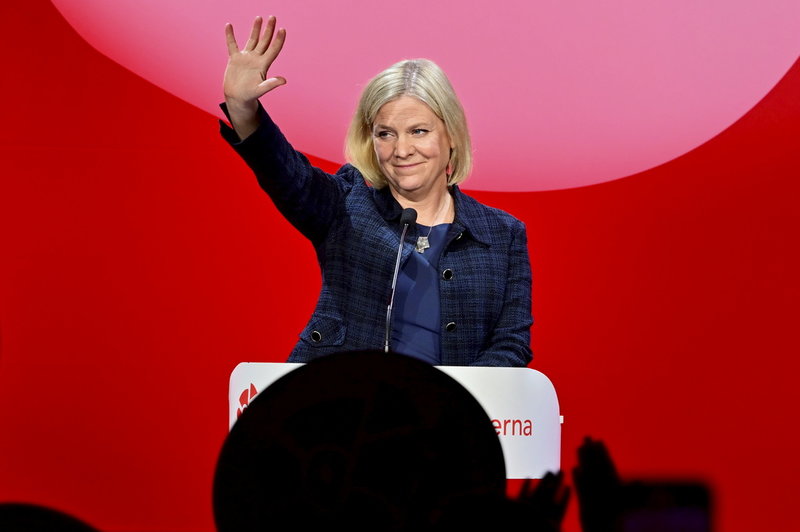 Socialdemokraternas partiledare Magdalena Andersson.