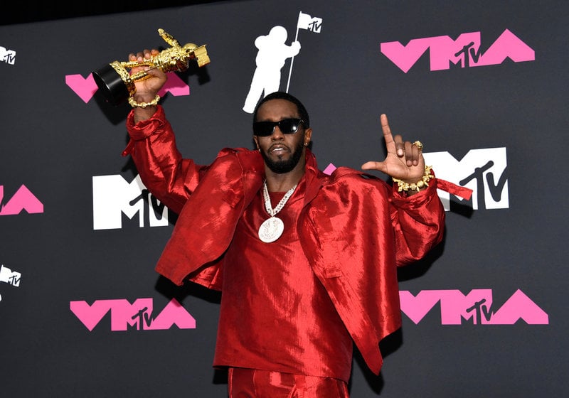 Sean "Diddy" Combs tilldelades priset Global icon award, på MTV:s VMA-gala 2023.