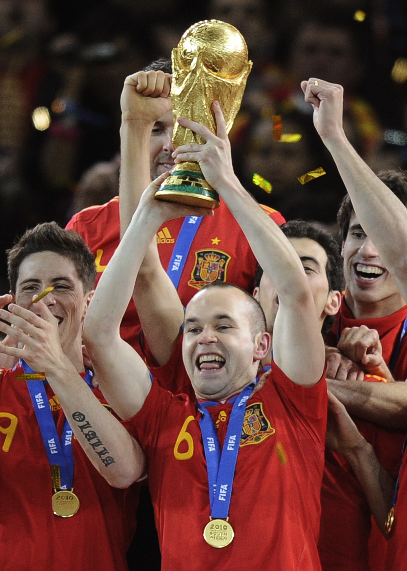 VM, Spanien, VM i Sydafrika, Andrés Iniesta, Paul