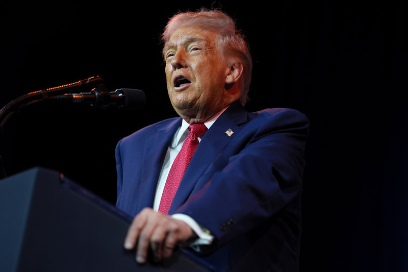 President Donald Trump har i många år pratat om att USA borde kontrollera Grönland. Arkivbild.