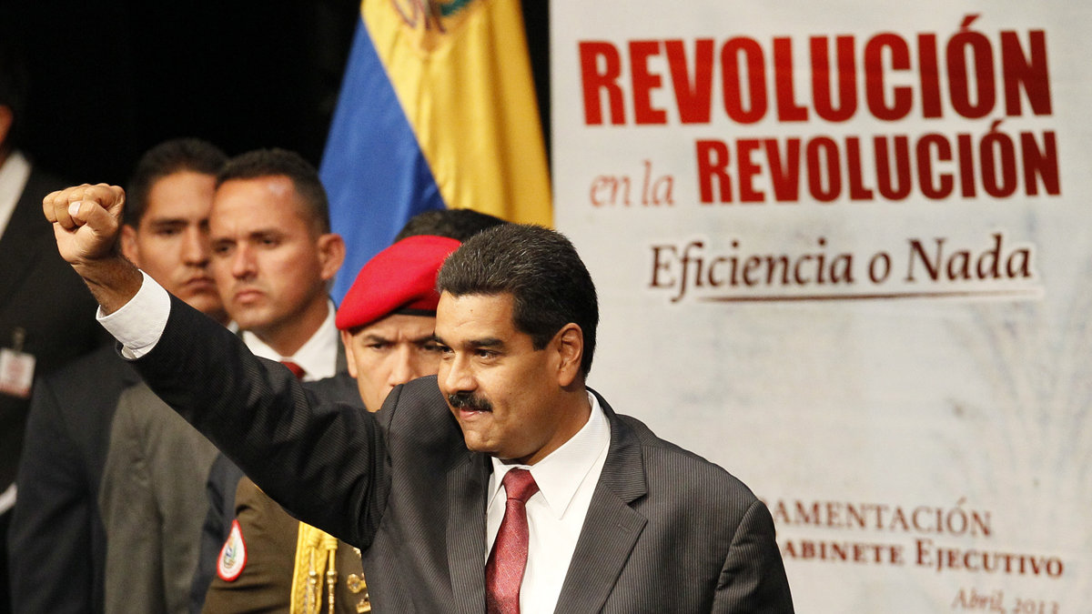 Venezuelas president, Nicolas Maduro.