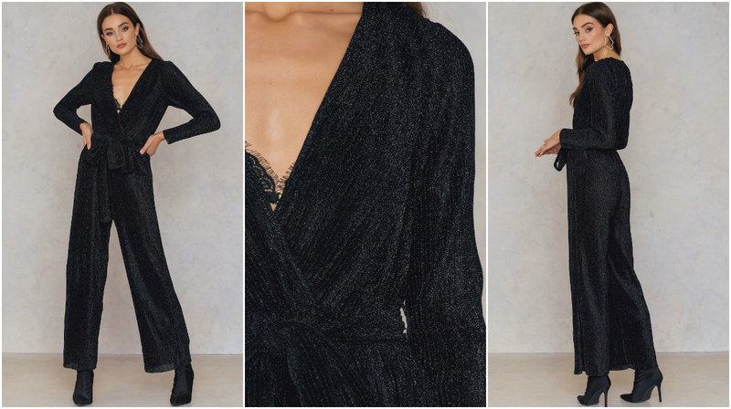 Glittrig jumpsuit från NA-KD