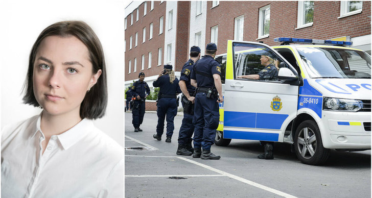 Polisen, korkade, Sverige