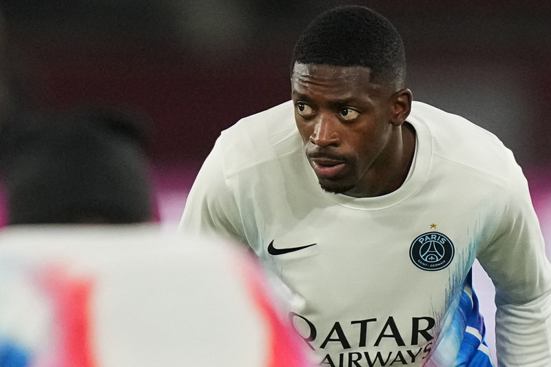 Fransmannen Ousmane Dembélé. Arkivbild.