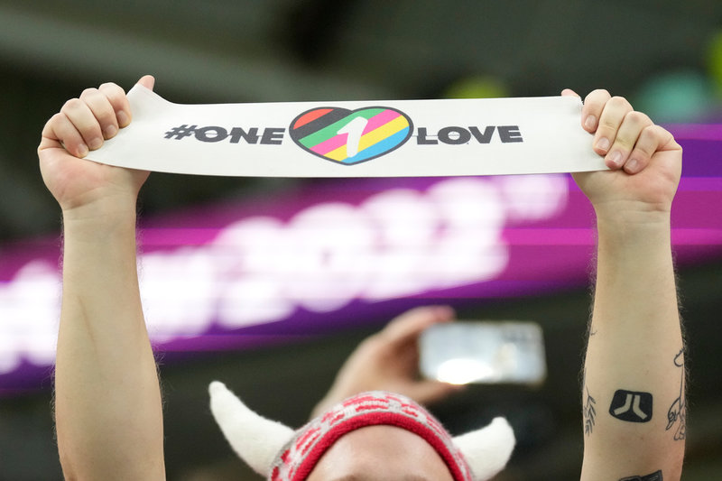 'One Love'-bindeln har blivit ett hett diskussionsämne på nytt. Arkivbild.