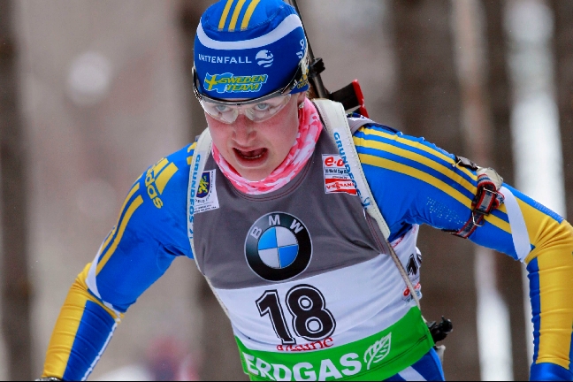 Här är Ekholm på väg fram i spåren. Här är Ekholm på väg fram i spåren.