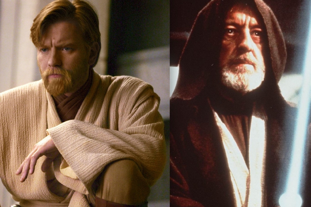Först fick vi se Alec Guiness spela jedin Obi Wan Kenobi i de sista "Star Wars" filmerna i ordningen. På 2000-talet fick vi se Ewan McGregor axla rollen. Vem tycker du var bäst som den lugna mentorn?