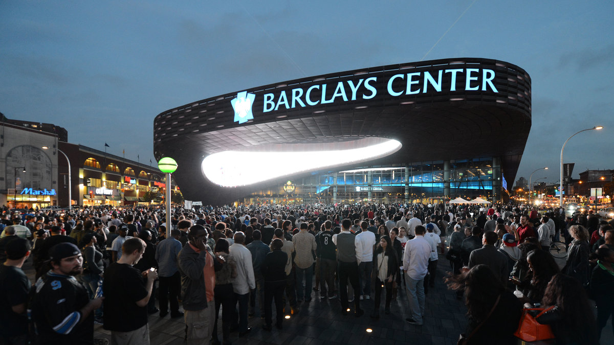 Brooklyn Nets hemmaarena, Barclays Center. 