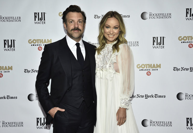 Jason Sudeikis och Olivia Wilde som par 2019. De separerade året därpå.