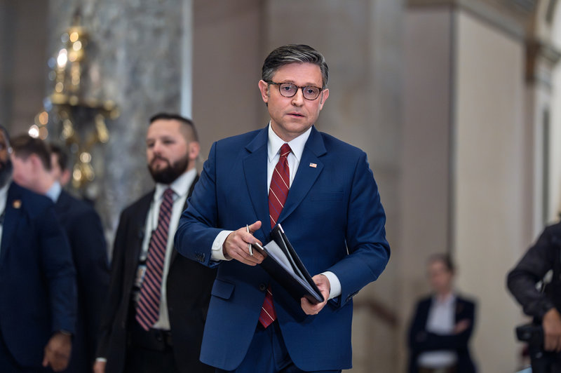 Representanthusets talman Mike Johnson.