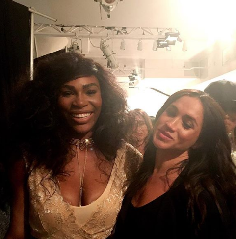 Meghan Markle och Serena Williams Meghan Markle och Serena Williams