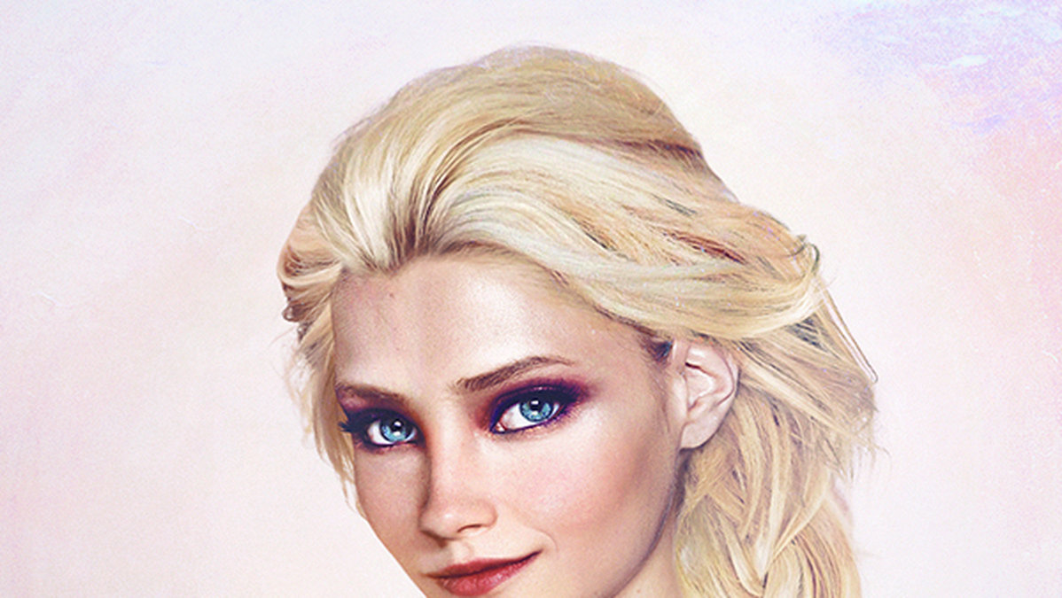 Prinsessan Elsa ur filmen "Frost".