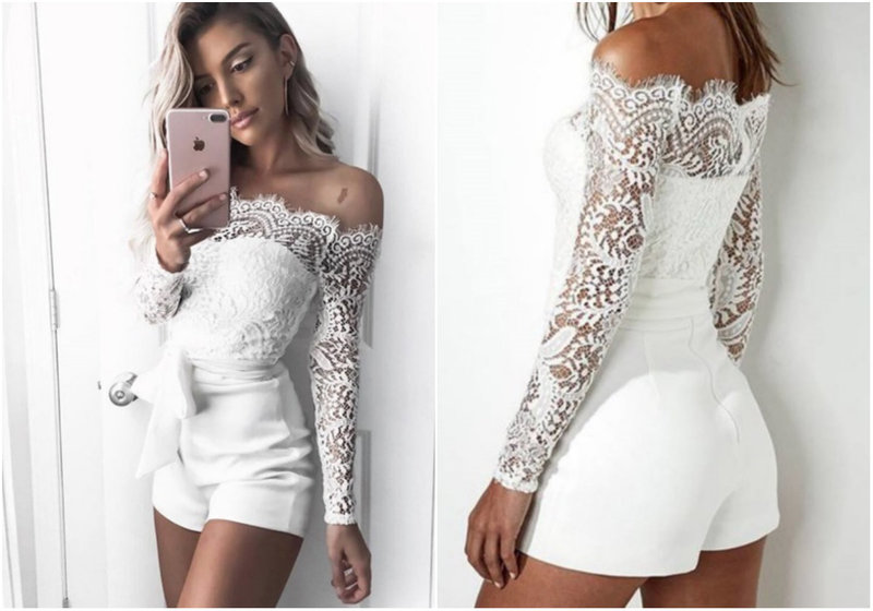 Vit jumpsuit
