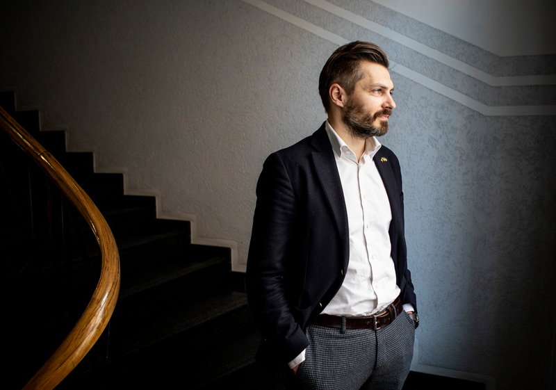 'Jag har aldrig sett Ryssland dra sig tillbaka från ockuperat land', säger Litauens biträdande försvarsminister Margiris Abukevicius.