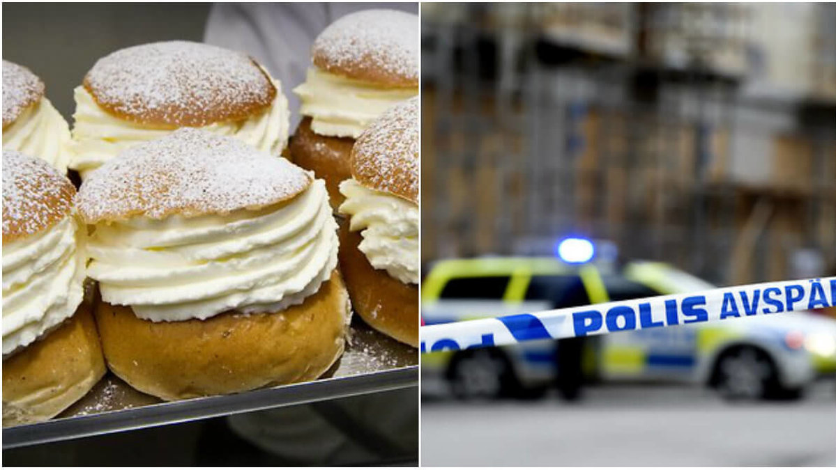 Ett bageri i centrala Lomma i Skåne utsattes för ett väpnat rån på tisdagskvällen.