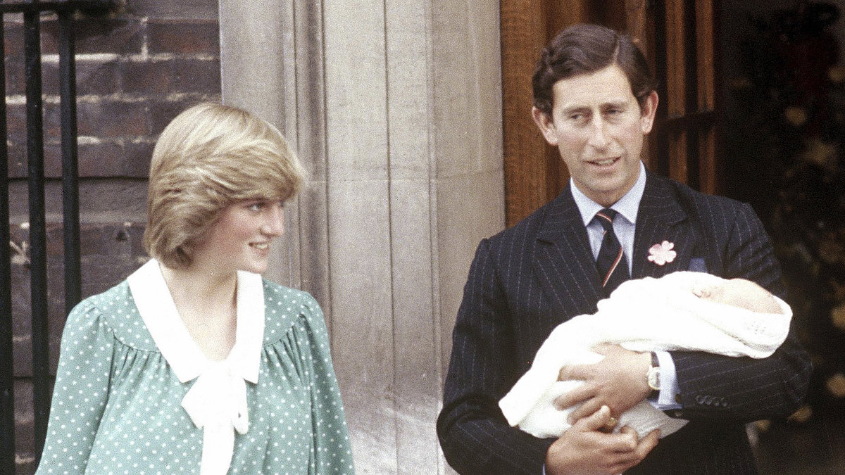 När prins William föddes, på samma sjukhus som hans son nu.