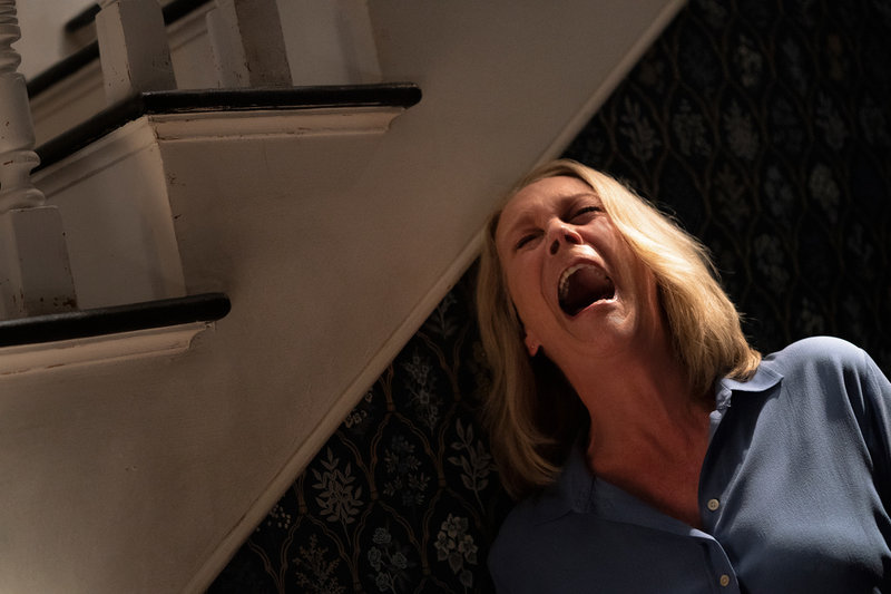 Jamie Lee Curtis i 'Halloween ends'. Pressbild.