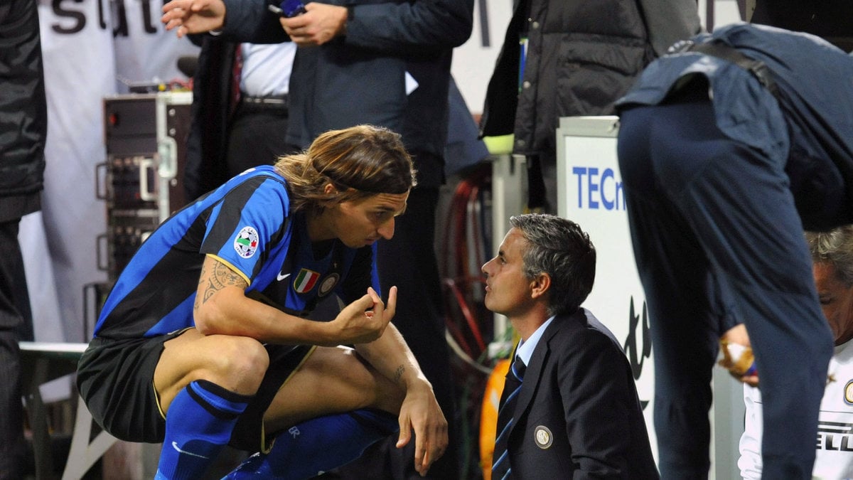 Mourinho tränade Inter under Zlatans tid i klubben.