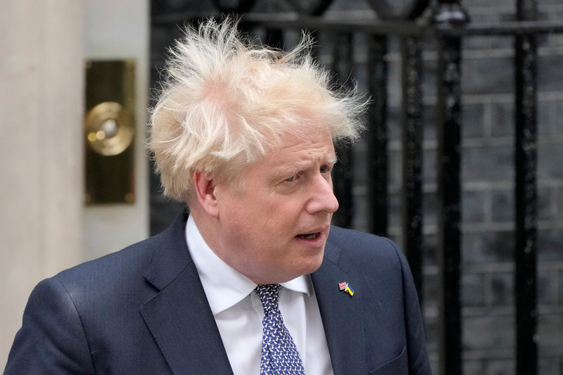 Boris Johnson meddelade sin avgång på torsdagseftermiddagen på en pressträff vid 10 Downing Street.