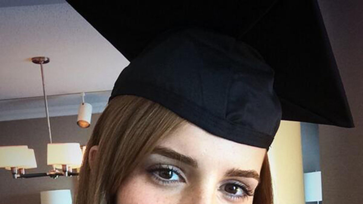 Emma Watson har gått ut Browns University. 