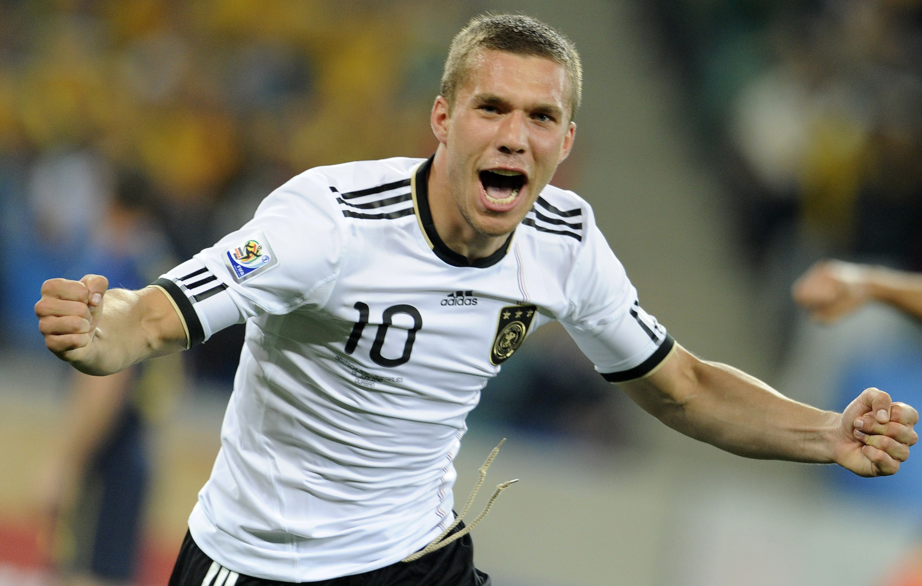 Lukas Podolski, VM i Sydafrika, Tyskland, England, Wayne Rooney