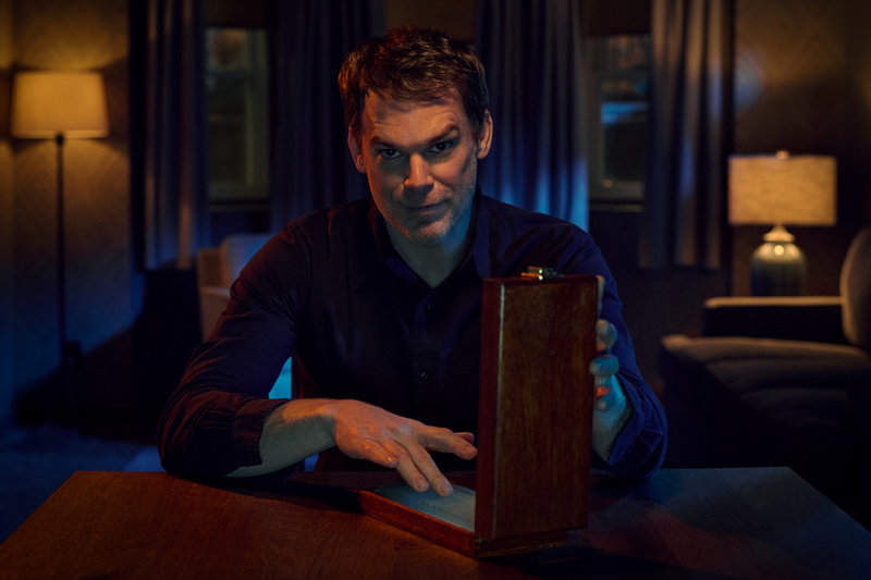 Michael C Hall som Dexter i "Dexter: Resurrection".