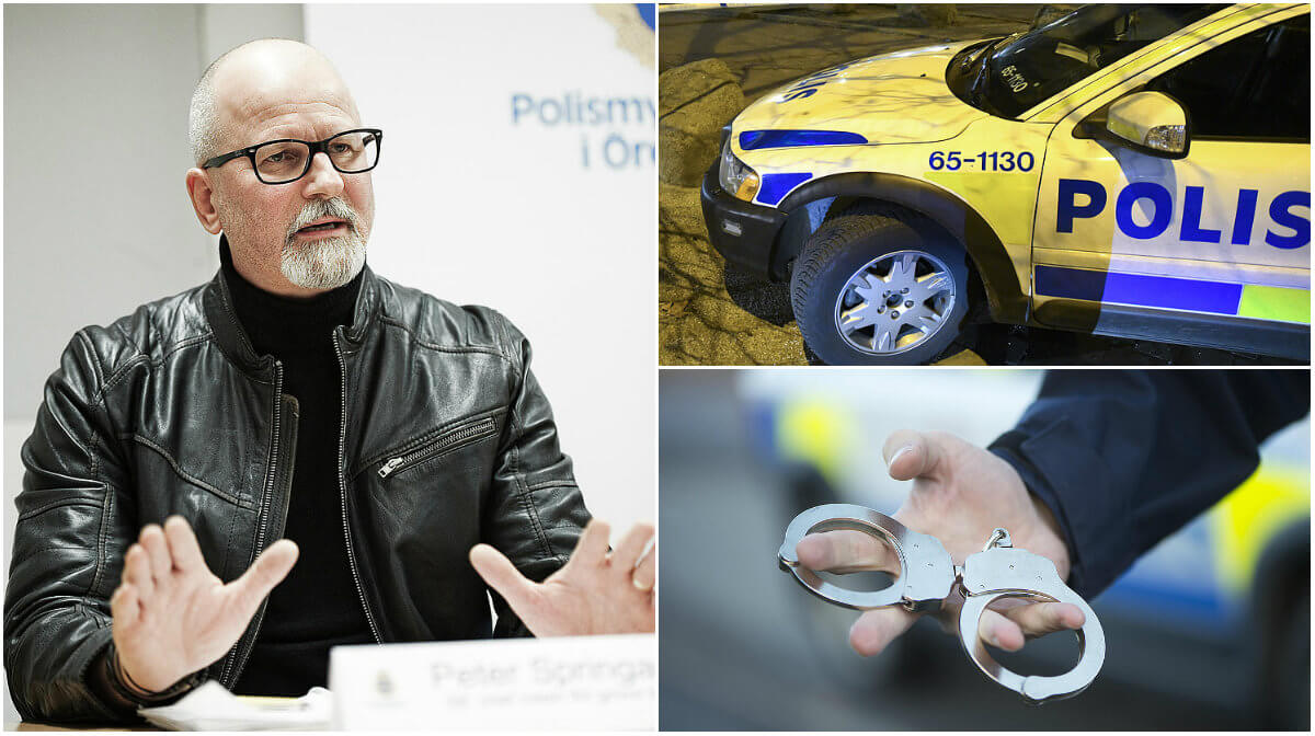 Peter Springare, polis, skriver att nästan alla kriminella i Örebro har utländska namn. 