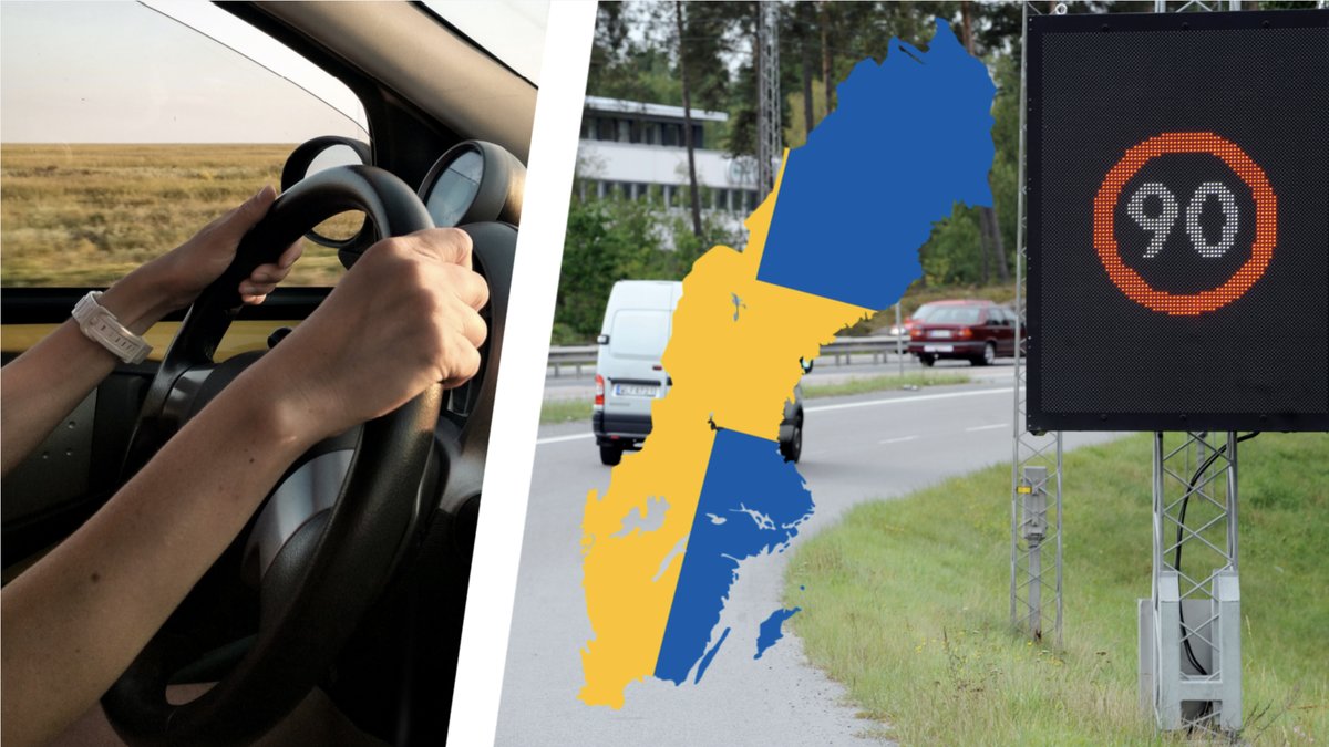 Hastigheten höjs och sänks på svenska vägar.