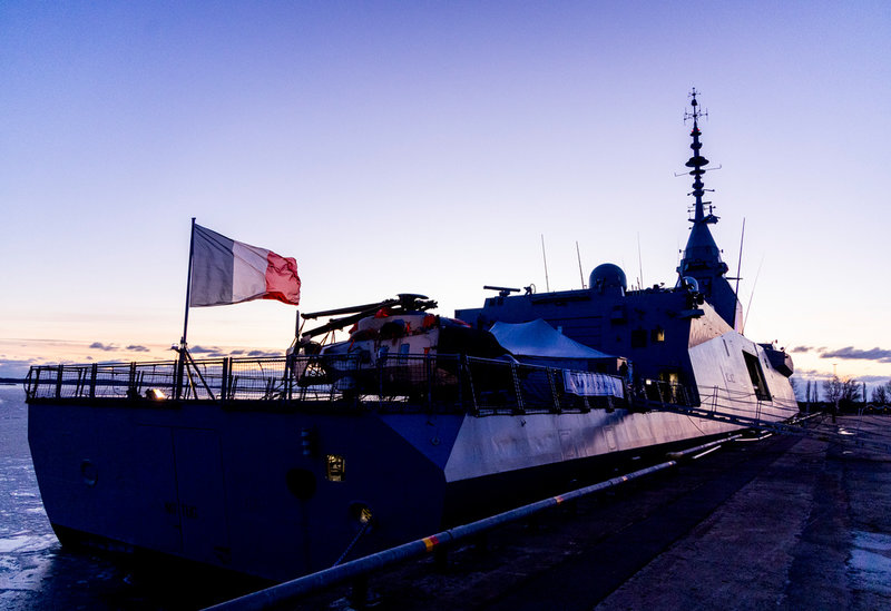 FDI-fregatterna får plats med en helikopter ombord.