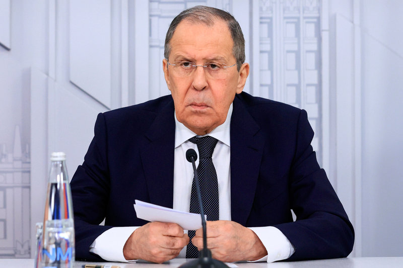 Rysslands utrikesminister Sergej Lavrov. Arkivbild.