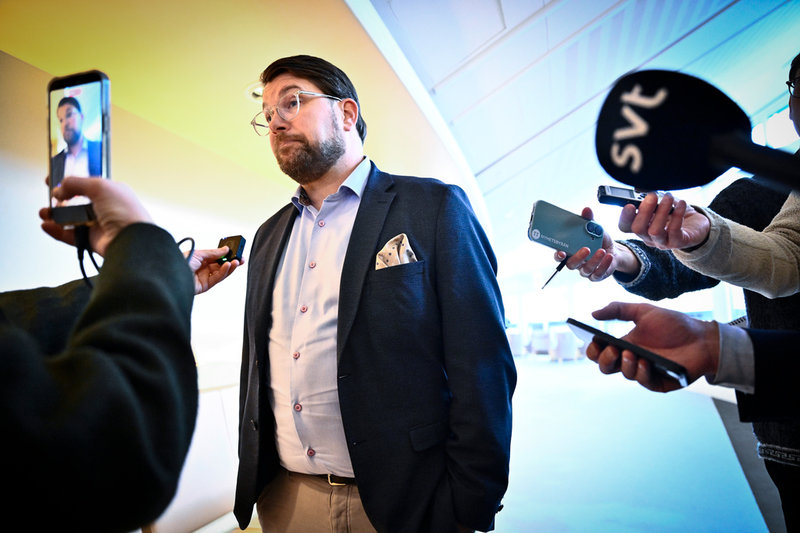 Sverigedemokraternas partiledare Jimmie Åkesson.