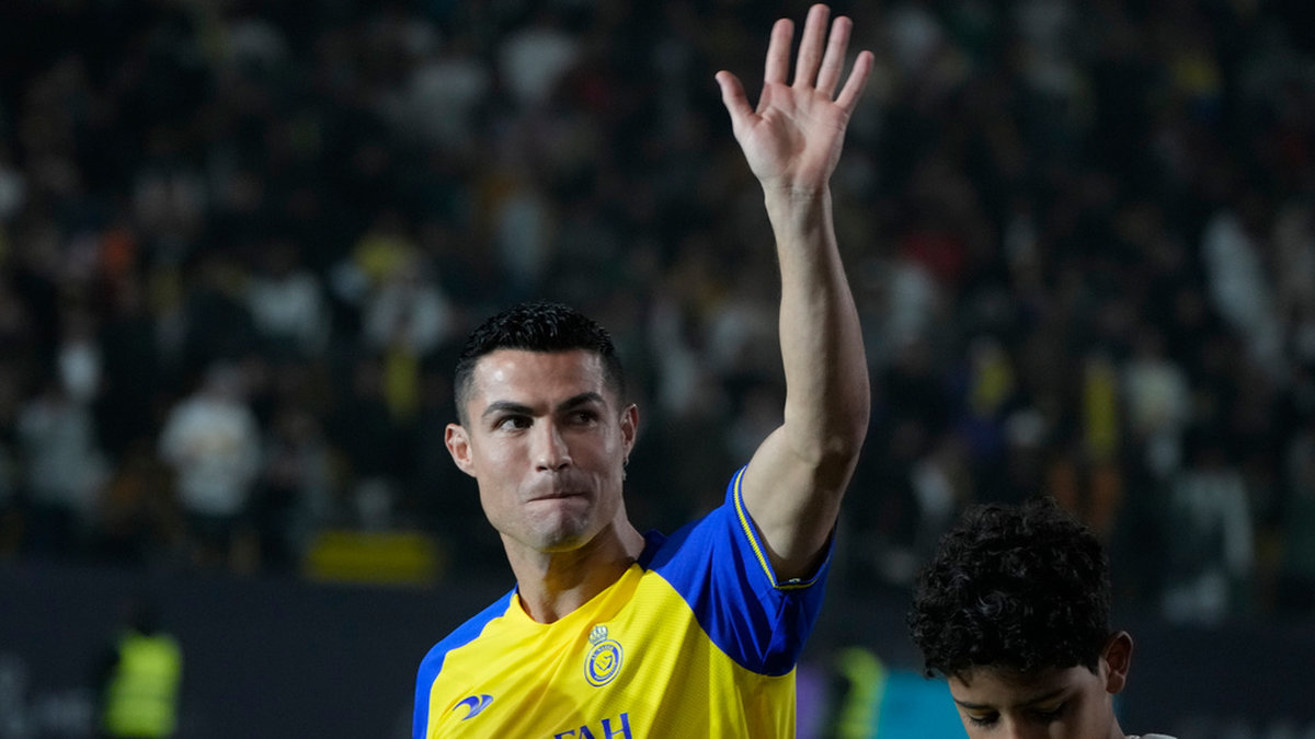 'Jag öppnade vägen till den saudiska ligan', säger Cristiano Ronaldo. Arkivbild.