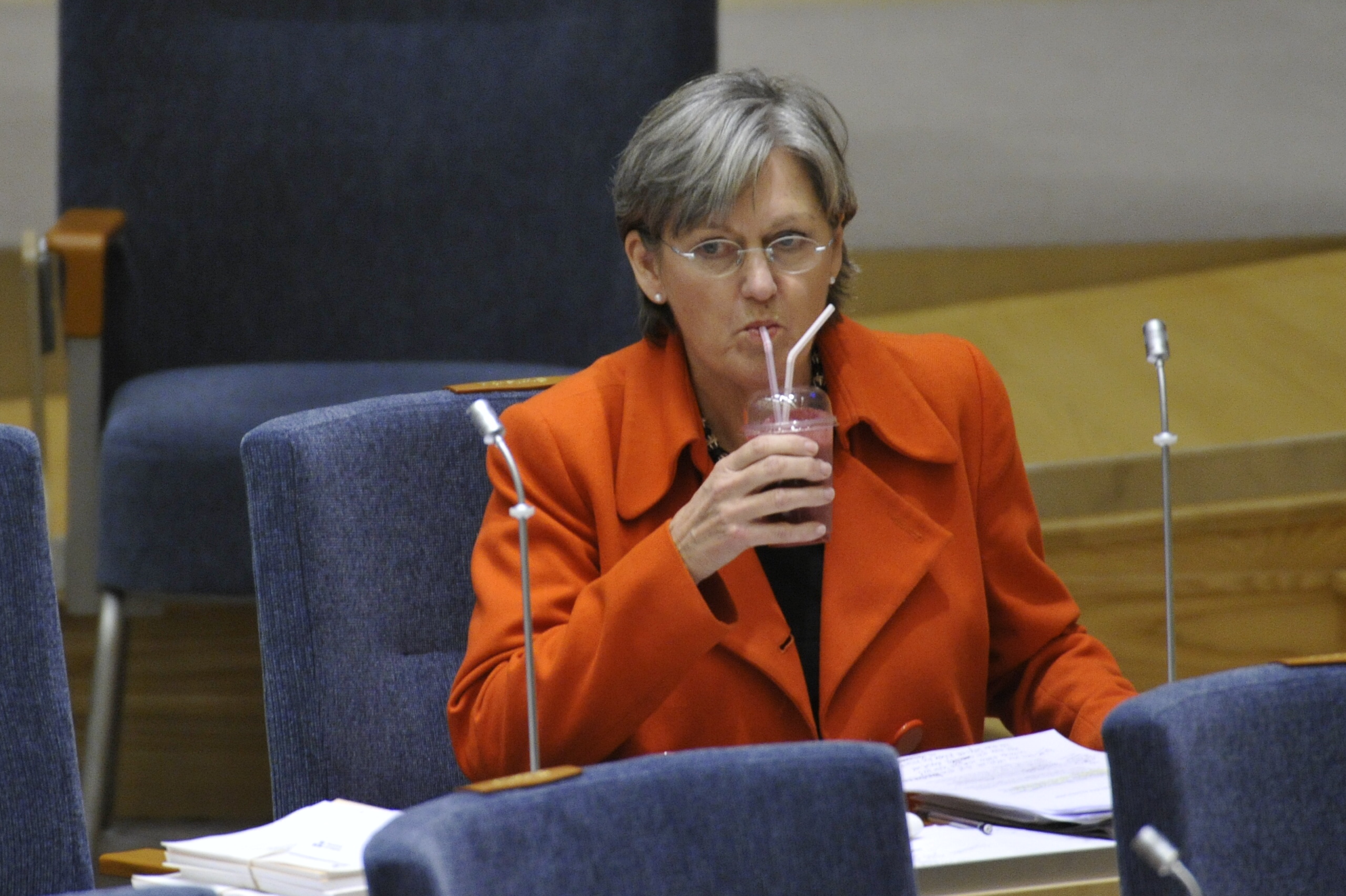 Socialförsäkringsminister Christina Husmark Pehrsson.