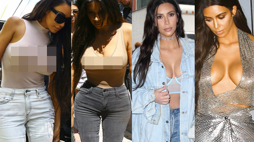 Kim Kardashian berättar om varför hon slängt sin BH. Kim Kardashian berättar om varför hon slängt sin BH.