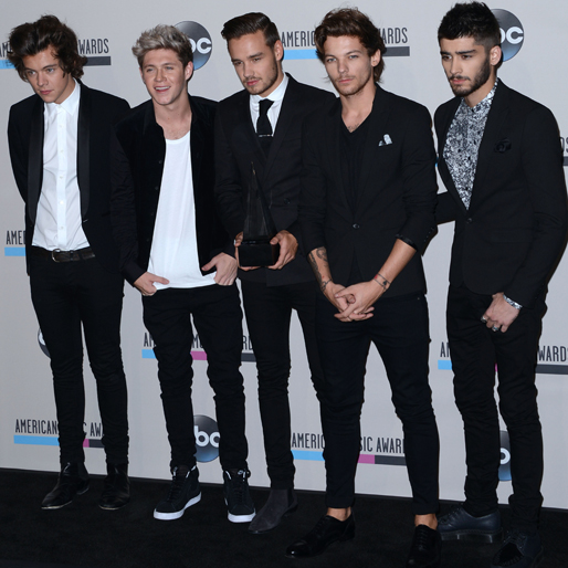Grabbarna i One Direction var även dom på plats. Muntra som alltid... Grabbarna i One Direction var även dom på plats. Muntra som alltid...