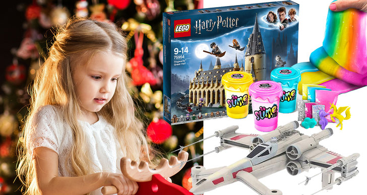 Bästa julklappstipsen till barn, lego, slime och drönare