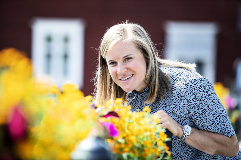 Före detta landslagsåkaren Hanna Falk. Arkivbild.