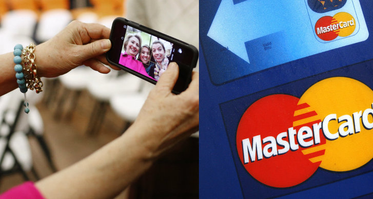 Mastercard, USA, Fingeravtryck, Bank, Iphone, Selfie