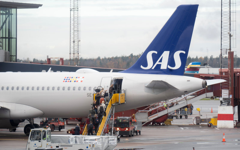 Ett SAS-plan som skulle flyga från Bryssel till Köpenhamn ställdes in under torsdagen efter att försökt lyfta från fel bana. Arkivbild. 