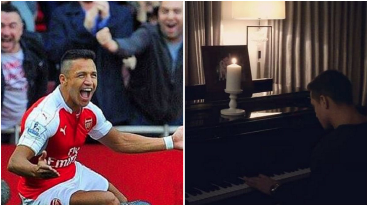 Fotboll, Piano, Arsenal, Alexis Sanchez, Romantiskt