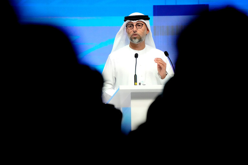 'När är det vi som är superhjältarna', sade Förenade arabemiratens energiminister Suhail al-Mazrouei på en konferens i Dubai i mars.