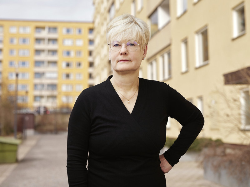 Marie Linder, förbundsordförande Hyresgästföreningen. Foto: Gabriel Liljevall