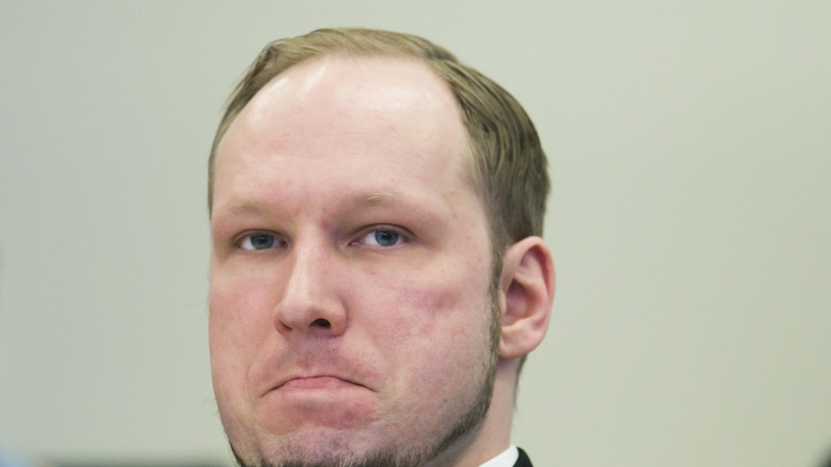 Massmördaren och terroristen Anders Behring Breivik. På fredagen döms han.
