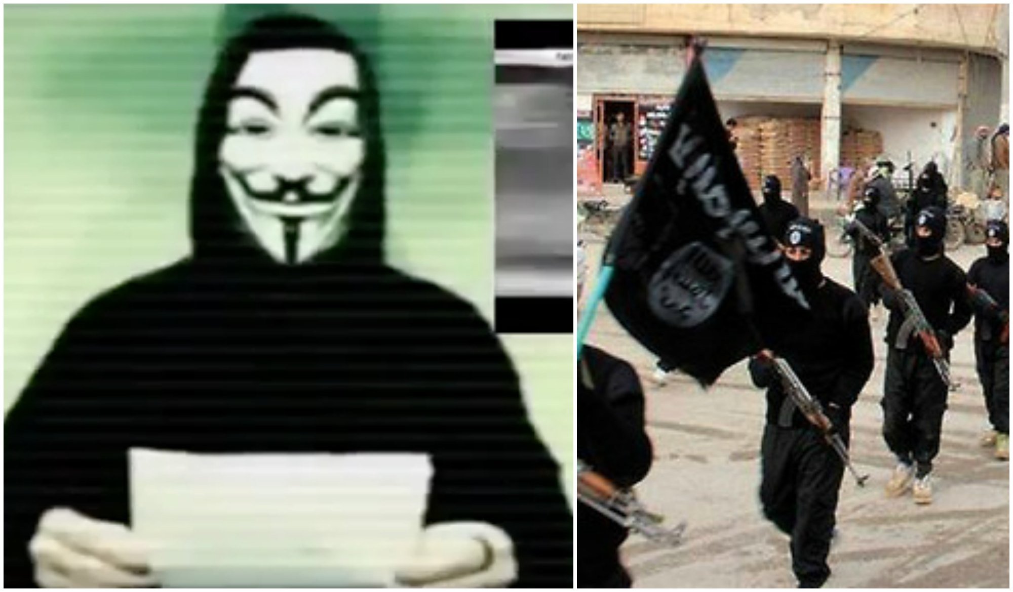 Islamiska staten, Cyberattack, Anonymous