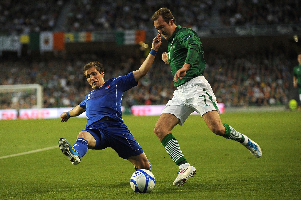 Aiden McGeady, Irland. En av två irländare som inte spelar i England. Rysslandsproffset är farlig på sin vänsterkant.