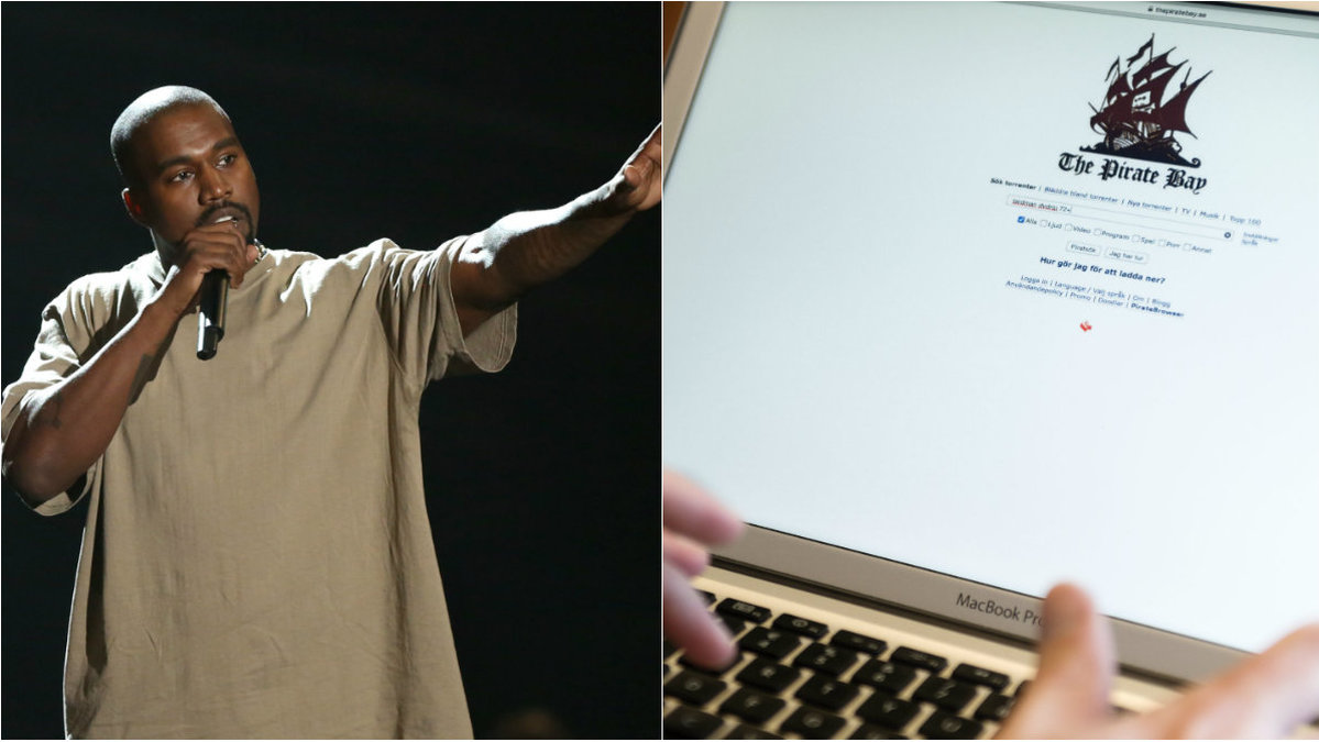 Kanye Wests nya album är riktigt populärt bland fildelare.