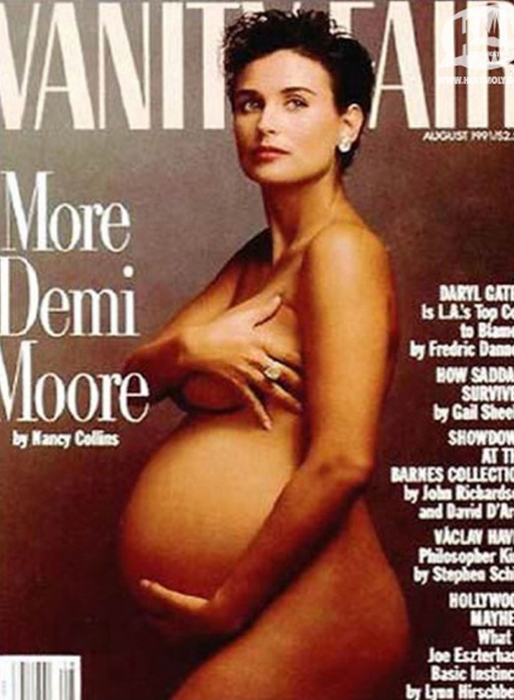 Demi Moore på omslaget till Vanity Fair. Demi Moore på omslaget till Vanity Fair.